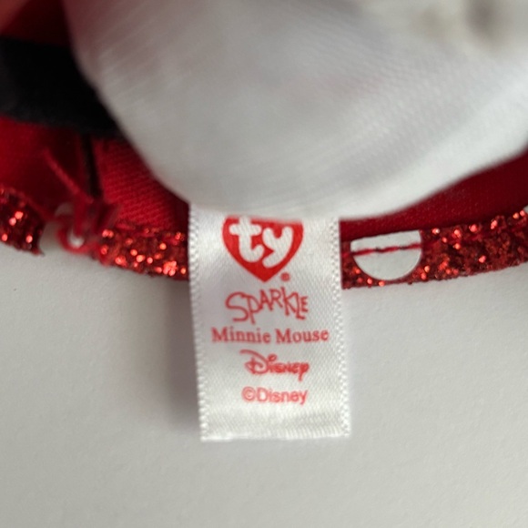 Ty Sparkle Disney Mickey Mouse and Minnie Mouse Beanie Babies Set NWT - Picture 16 of 16